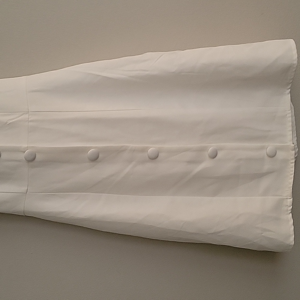 Lulus NWOT Polished Cutie Ivory Collared Sleeveless Backless Mini Dress - Picture 7 of 12
